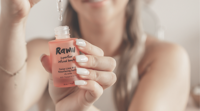 Kirsten test: REVIEW RAWW Caviar lime AHA resurfacing serum