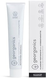 Georganics Fluoride Toothpaste Tube - Charcoal
