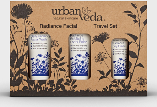Urban Veda Radiance Facial Regime Travel Sets