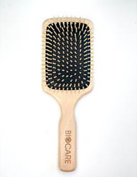 Biocare Large Wooden Hairbrush With Pins