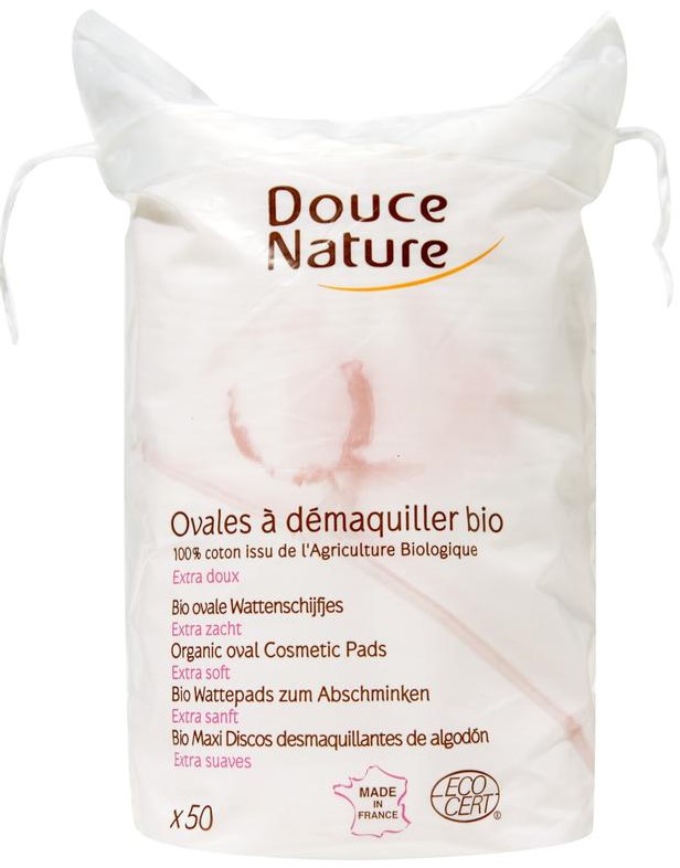 Douce Nature Organic Cotton Pads oval