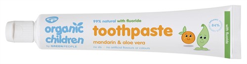 Green People Kids Tandpasta Mandarijn Met Fluoride 