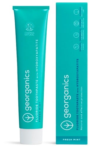 Georganics Fluoride Tandpasta Tube - Frisse Munt