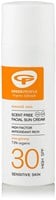 Certified 100% natural, vegan and mineral sunscreen for the face