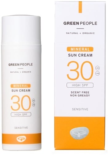 Green People Scent Free Mineral Sun Cream SPF30