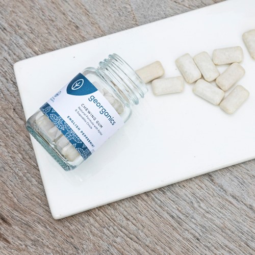 Georganics Chewing Gum - English Peppermint-2
