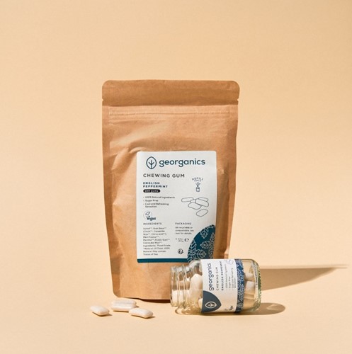 Georganics Chewing Gum - English Peppermint Refill-2