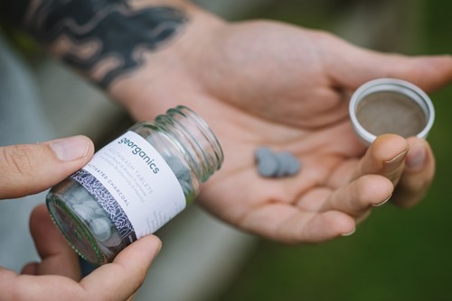Georganics Mineral Toothpaste Tablets - Activated Charcoal-2