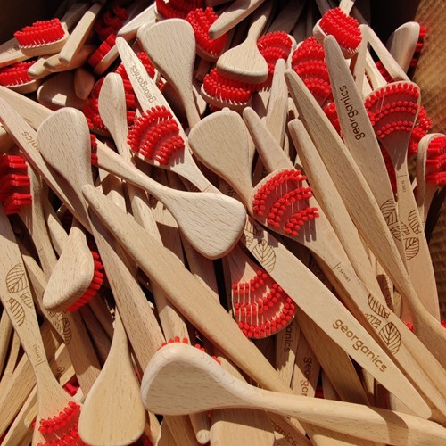 Georganics Beechwood Tongschraper - Medium-2