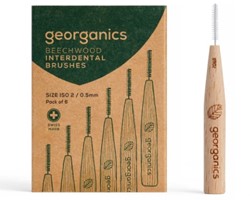 Georganics Beechwood Interdental Brush - ISO-2