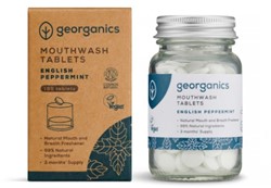 Georganics Mouthwash Tablets - English Peppermint