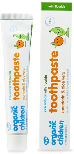 Green People Kids Tandpasta Mandarijn Met Fluoride