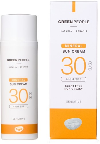 Green People Scent Free Mineral Sun Cream SPF30