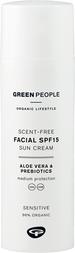 Green People Scent Free SPF15 Facial Suncream – 50ml