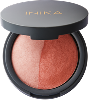 INIKA Organic Baked Blush Duo - Burnt Peach