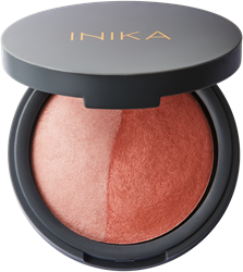 INIKA Organic Baked Blush Duo - Burnt Peach