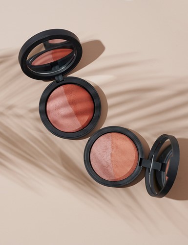 INIKA Baked Blush Duo - Burnt Peach -3