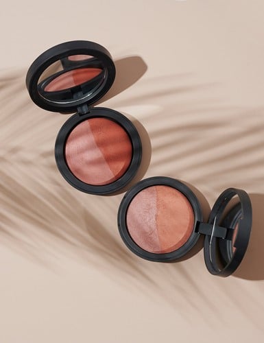 INIKA Baked Blush Duo - Pink Tickle-3