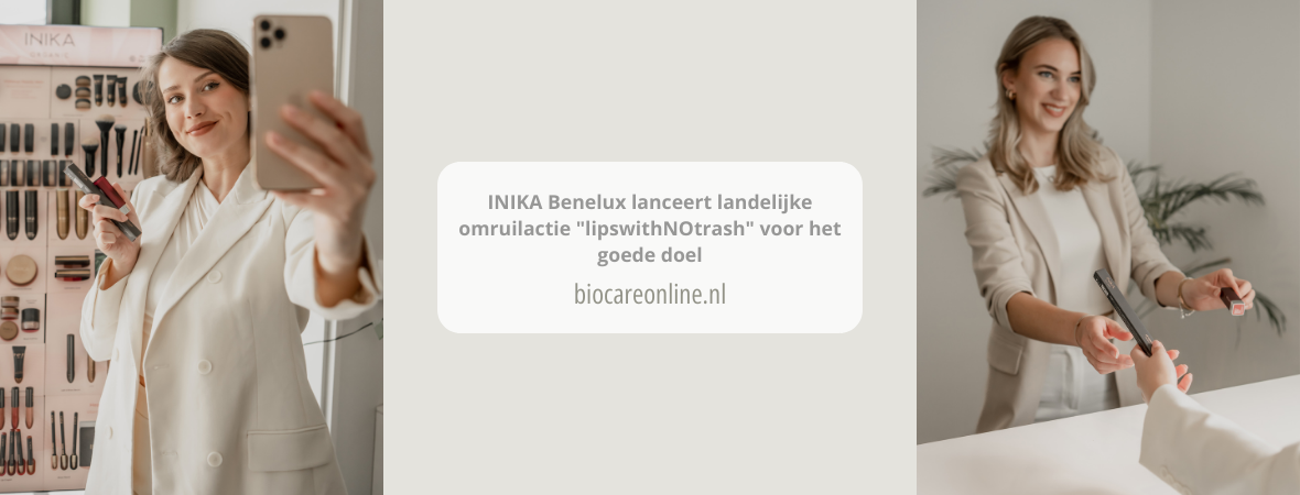 INIKA Benelux lanceert landelijke omruilactie &quot;lipswithNOtrash&quot; voor het goede doel