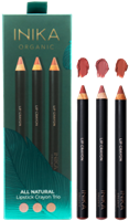 INIKA All Natural Lip Crayon Trio