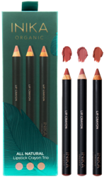 INIKA All Natural Lip Crayon Trio