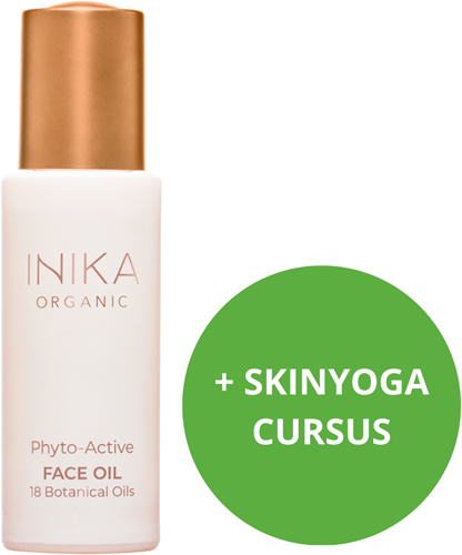 INIKA Phyto-Active Face Oil + GRATIS SKINYOGA CADEAU