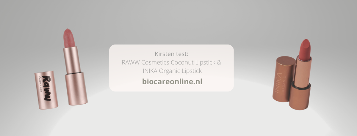 Kirsten test: REVIEW RAWW en INIKA Lipsticks