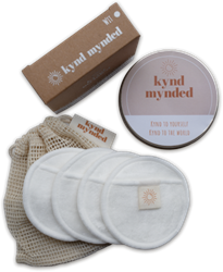 Kynd Mynded travel set Washable cotton pads