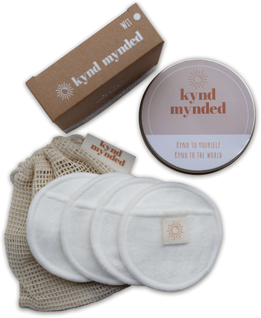 Kynd Mynded travel set Washable cotton pads