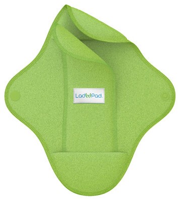 LadyPad Pad And Liner Groen - Smal