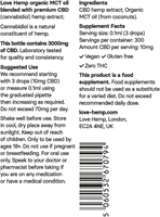 Love Hemp 3000mg 10% CBD Oil – 30ml Peppermint-3