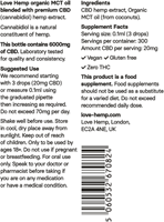 Love Hemp 6000mg 20% CBD Oil – 30ml Natural-3
