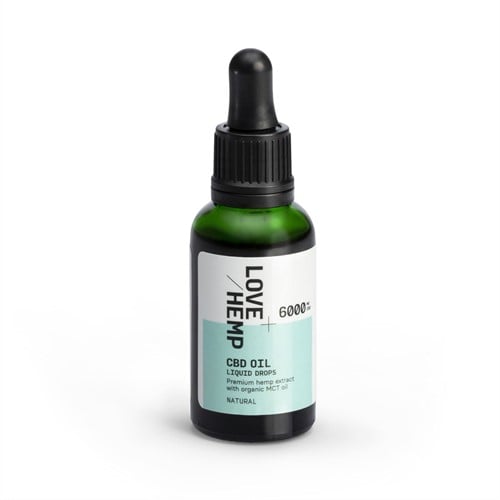 Love Hemp 6000mg 20% CBD Oil – 30ml Natural
