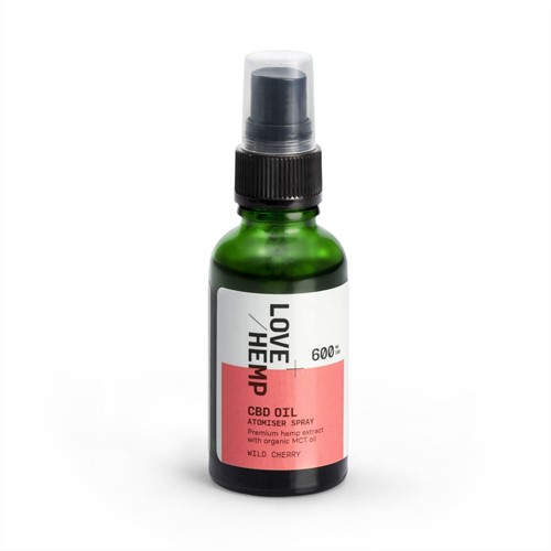 Love Hemp 600mg 2% CBD Oil Spray – Wild Cherry