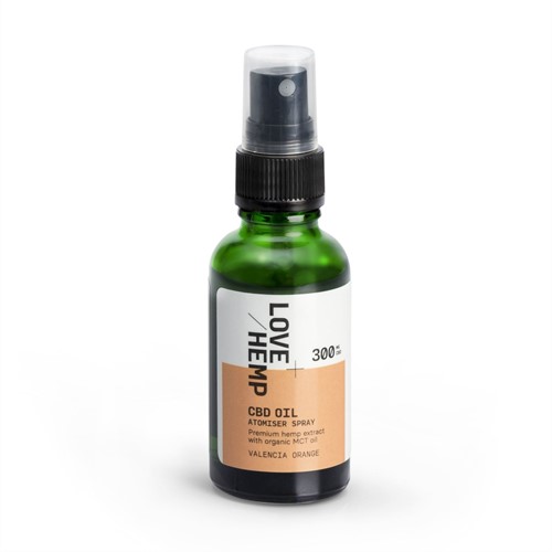 Love Hemp 300mg 1% CBD Oil Spray – Orange