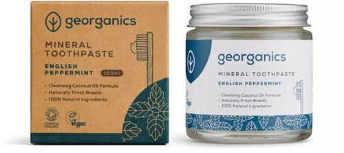 Georganics Mineraalrijke tandpasta - Engelse pepermunt