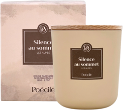 Poécile Candle Silence au sommet - Les Alpes 190g