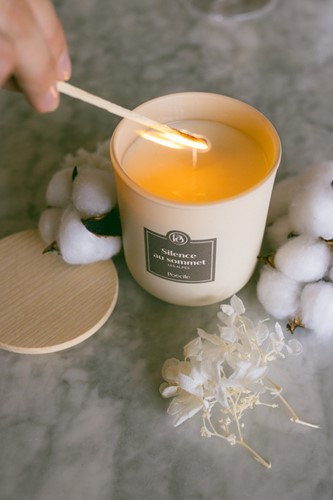 Poécile Candle Silence au sommet - Les Alpes 190g-2