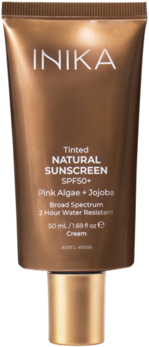 INIKA Organic Tinted Natural Sunscreen SPF50+ 50mL