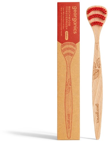 Georganics Beechwood Tongschraper - Medium