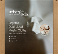 Urban Veda Organic Muslin Cloth (Set of 3)