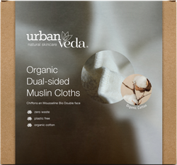 Urban Veda Organic Muslin Cloth (Set of 3)